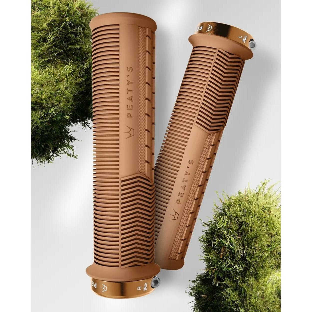 Peatys Monarch Grips - Mushroom Thin 130x30-32mm Gum