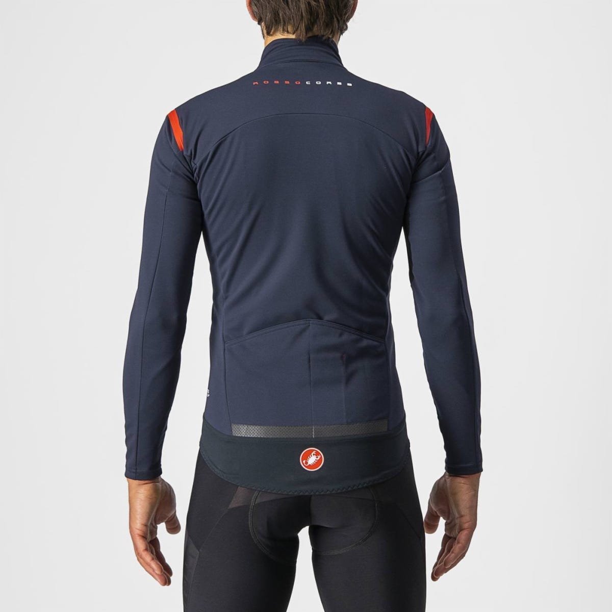 Castelli Perfetto Rosso Corsa LS Jersey Savile Blue