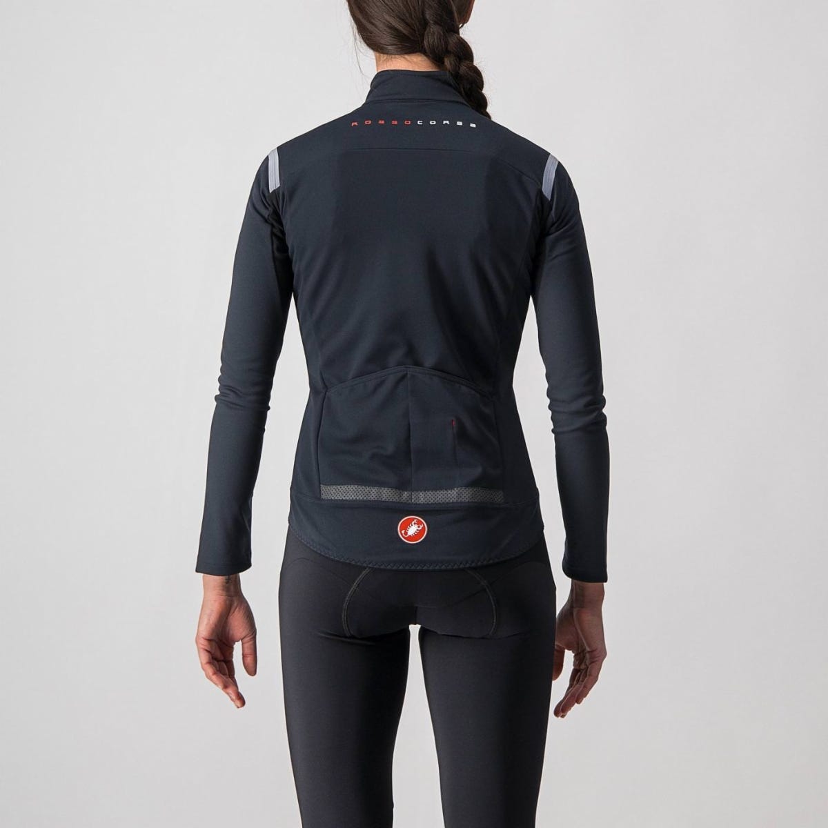 Castelli Perfetto Rosso Corsa Women's LS Jersey Light Black