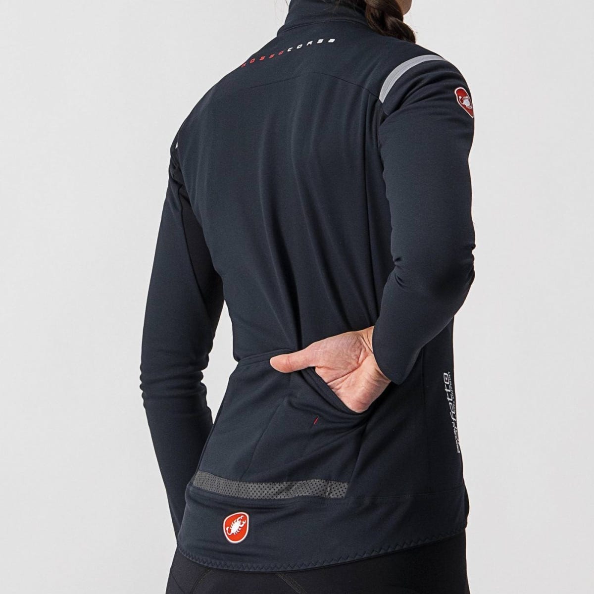 Castelli Perfetto Rosso Corsa Women's LS Jersey Light Black