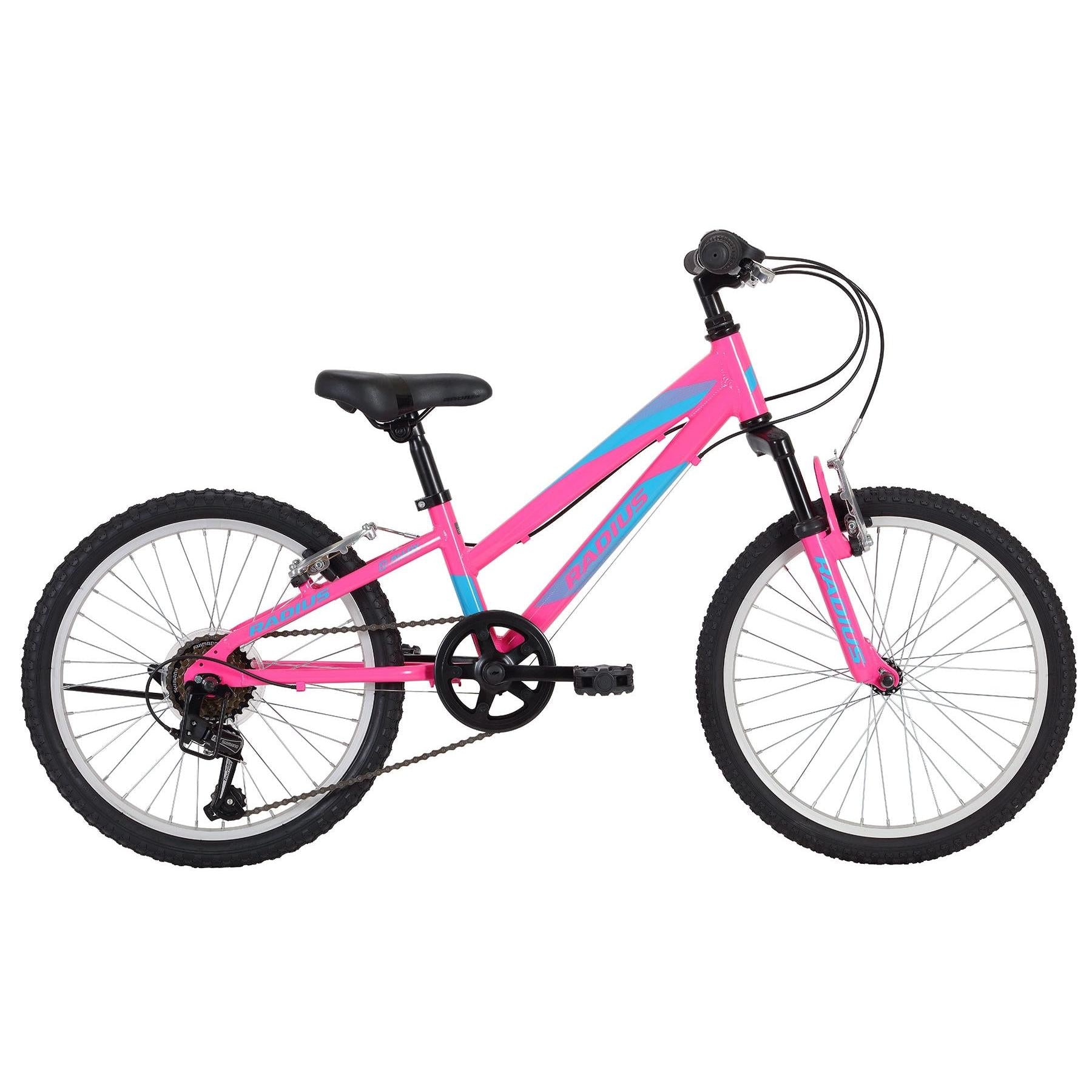 Radius Ponyridge AL Kids Mountain Bike 20 Inch Glossy Pink/Blue (2019)