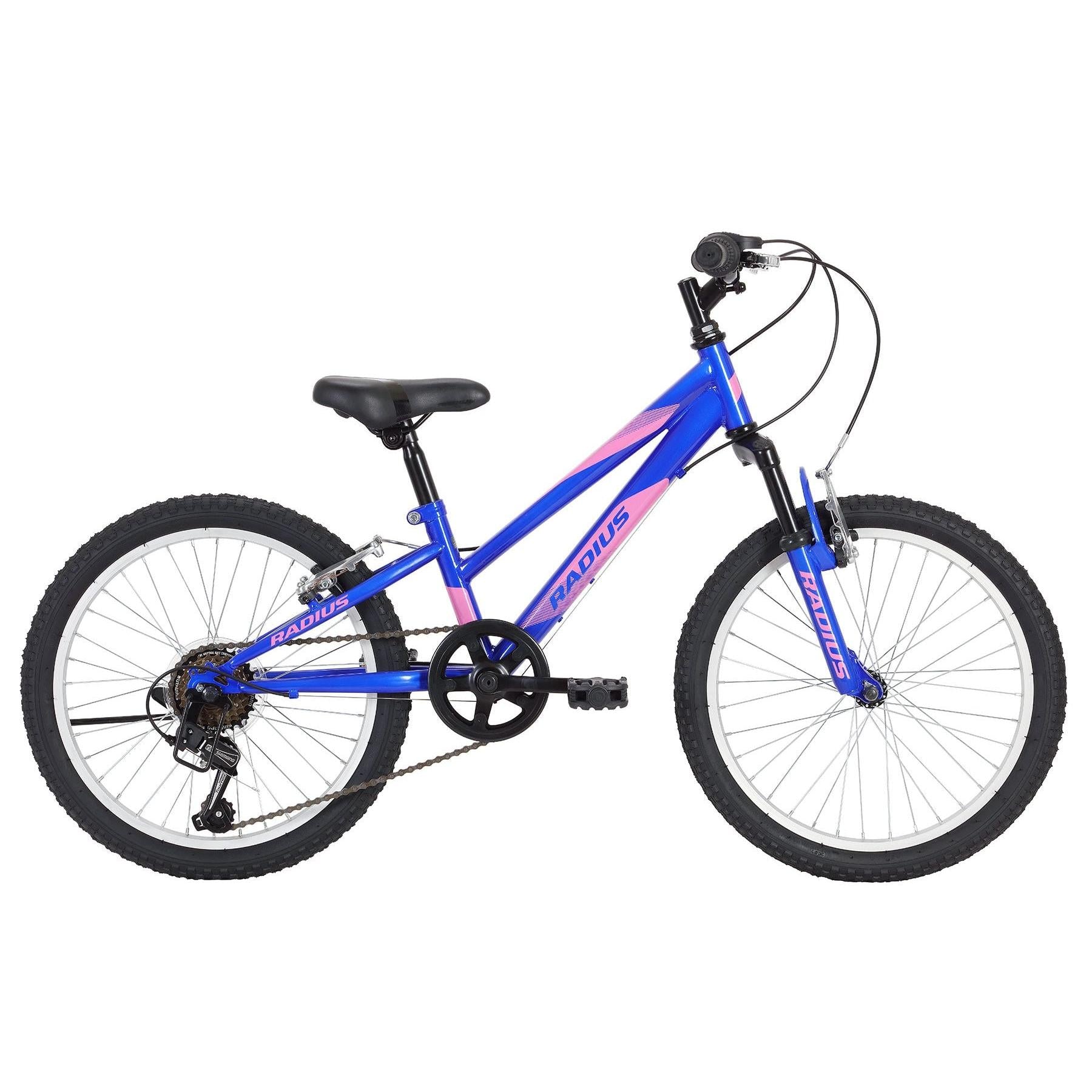 Radius PonyTrail Kids Mountain Bike 20 Inch Glossy Navy Blue/Pink (2019)
