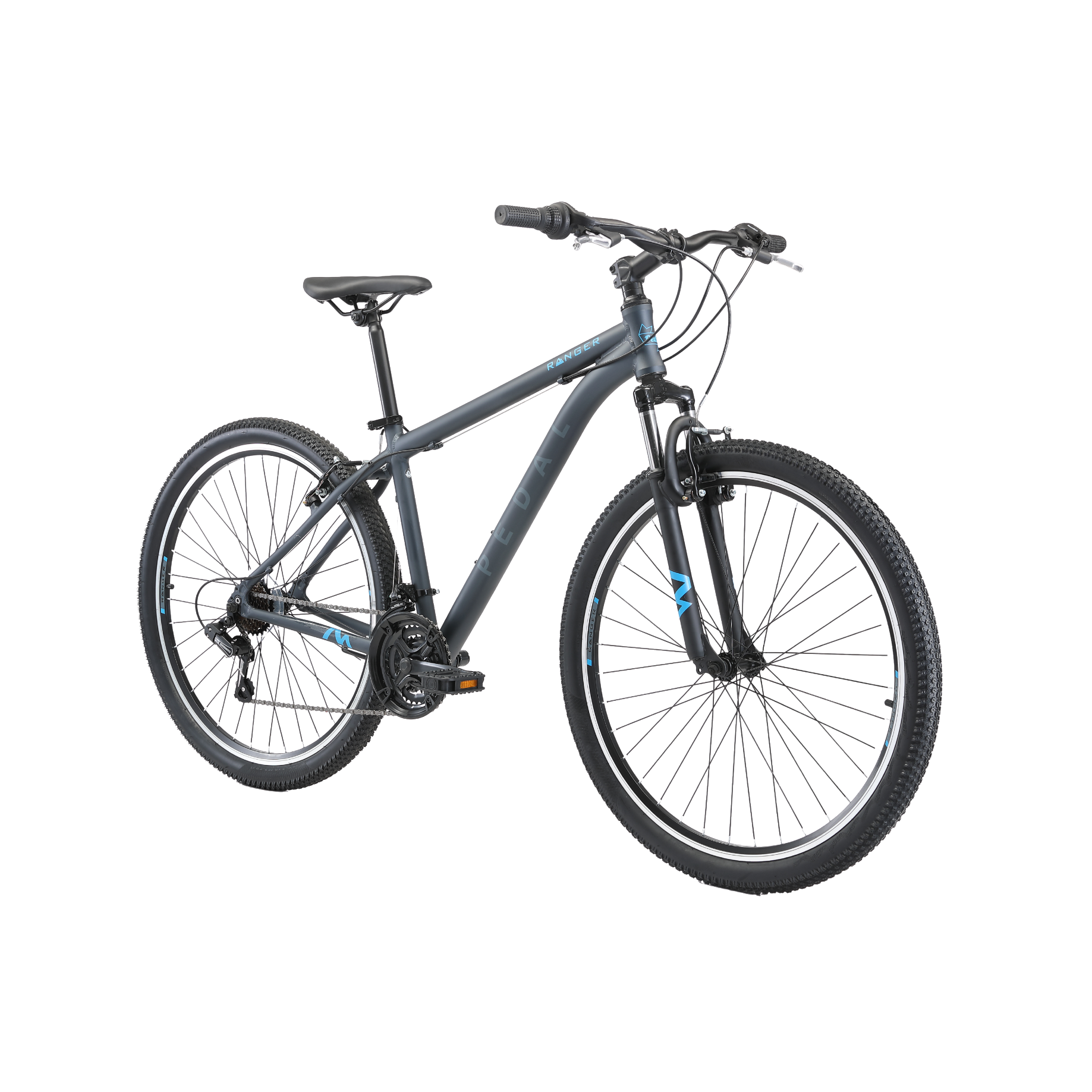 Pedal Ranger 3 Mountain Bike Black/Blue
