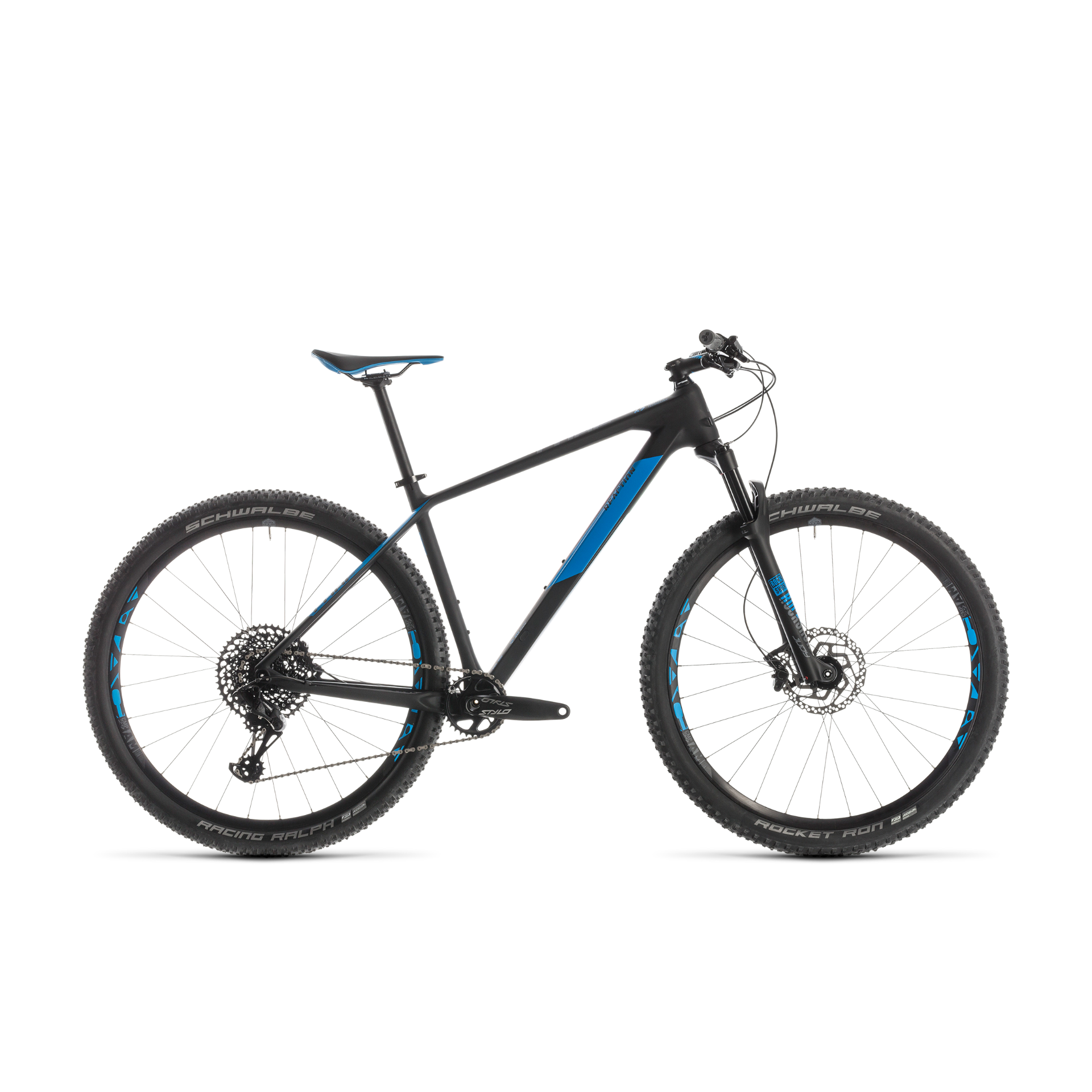 Cube Reaction C62 Pro Mountain Bike Carbon/Blue