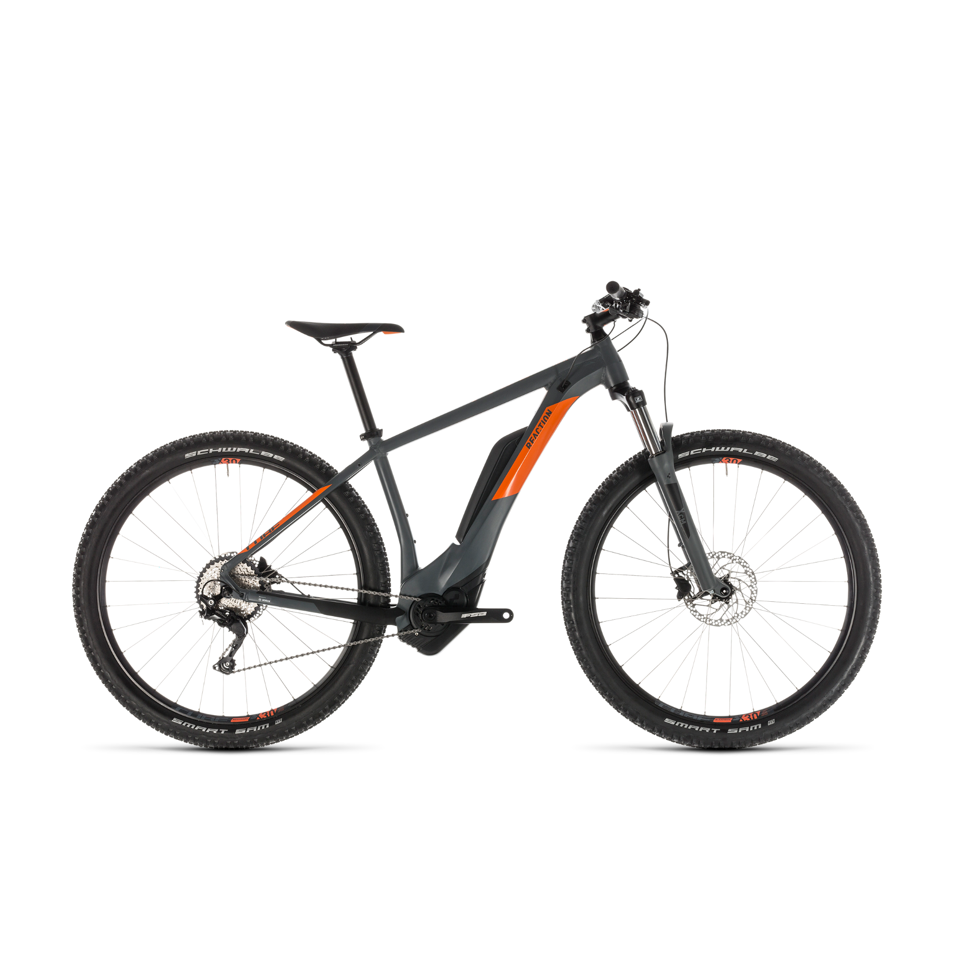 Cube Reaction Hybrid Pro 400 E-Mountain Bike Grey/Orange (2019)