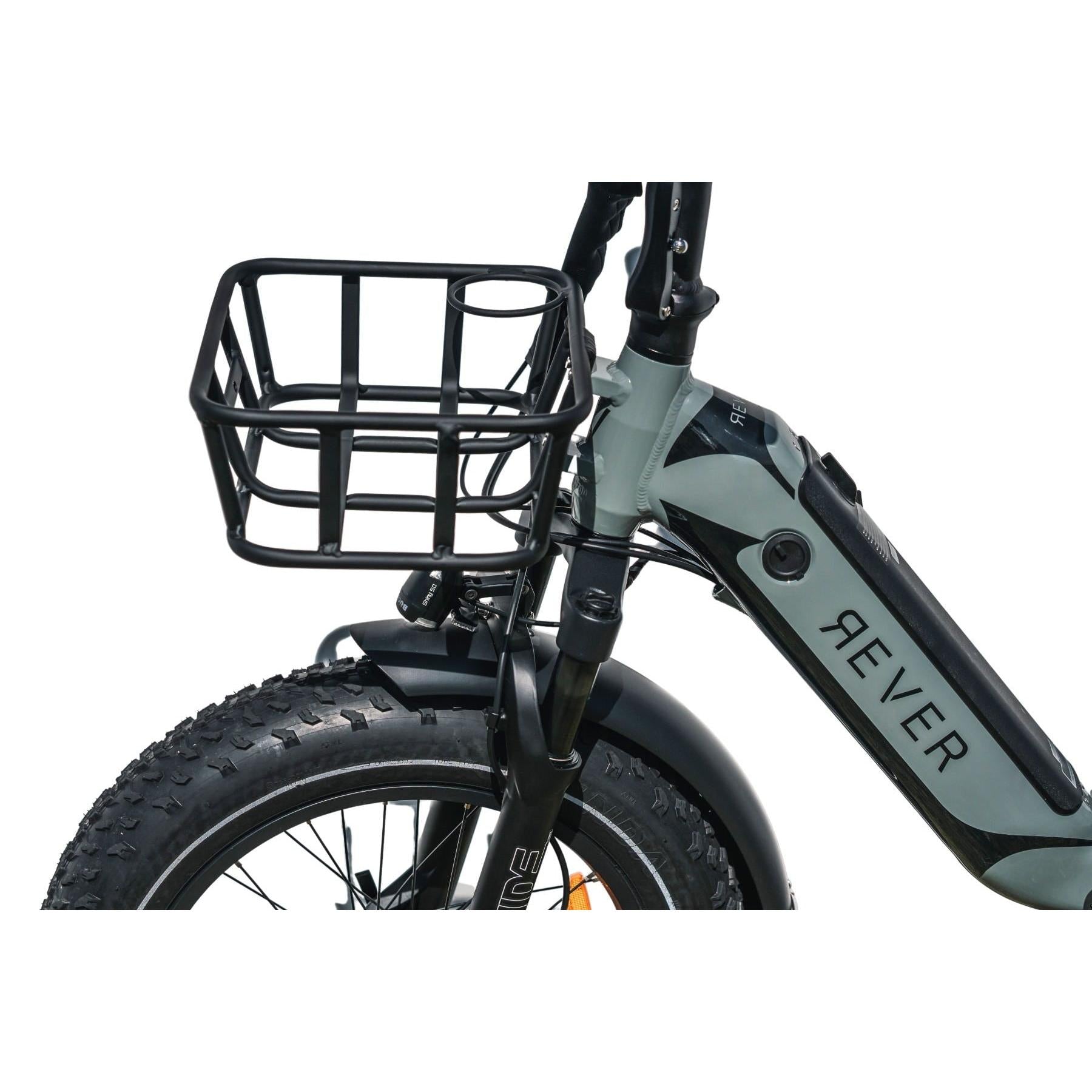 Rever Turbo Folding Fat Wheel Electric Bike Grey