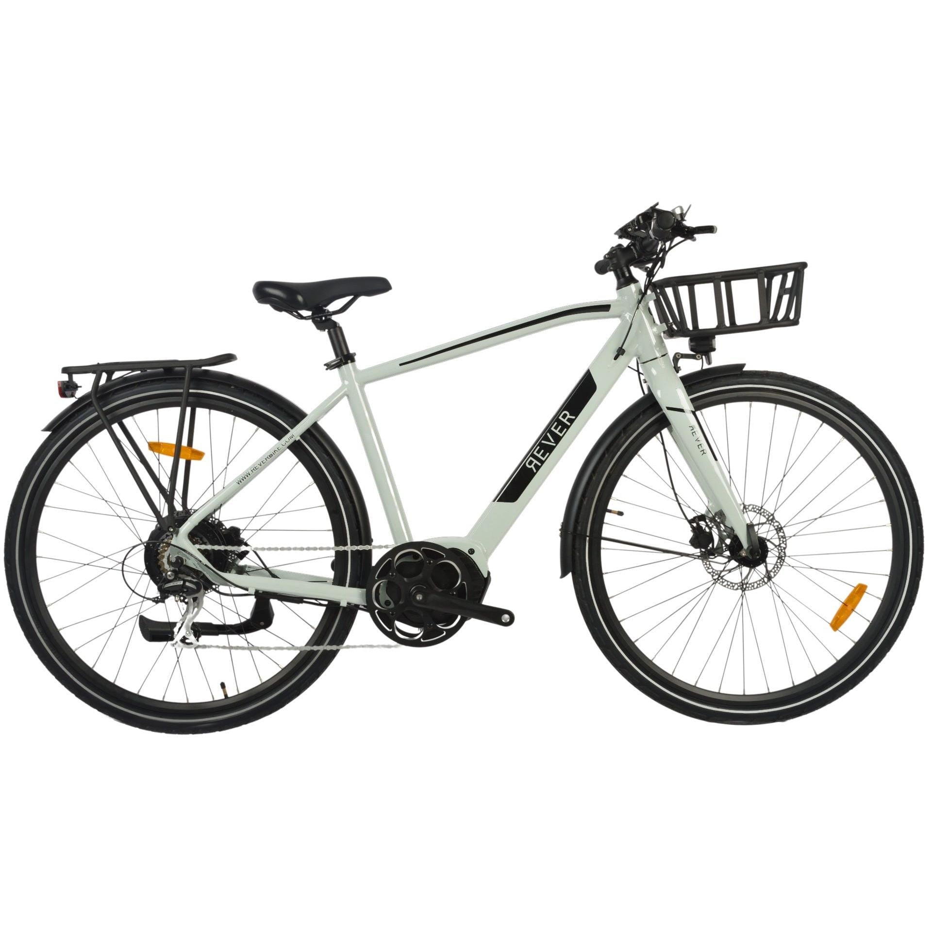 Rever Urban Amalfi Electric Hybrid Bike White