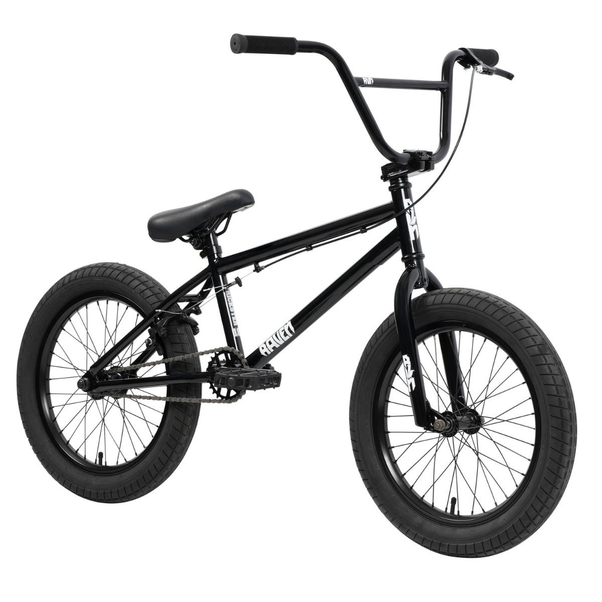 Raven Trickster 18inch BMX Bike Gloss Black