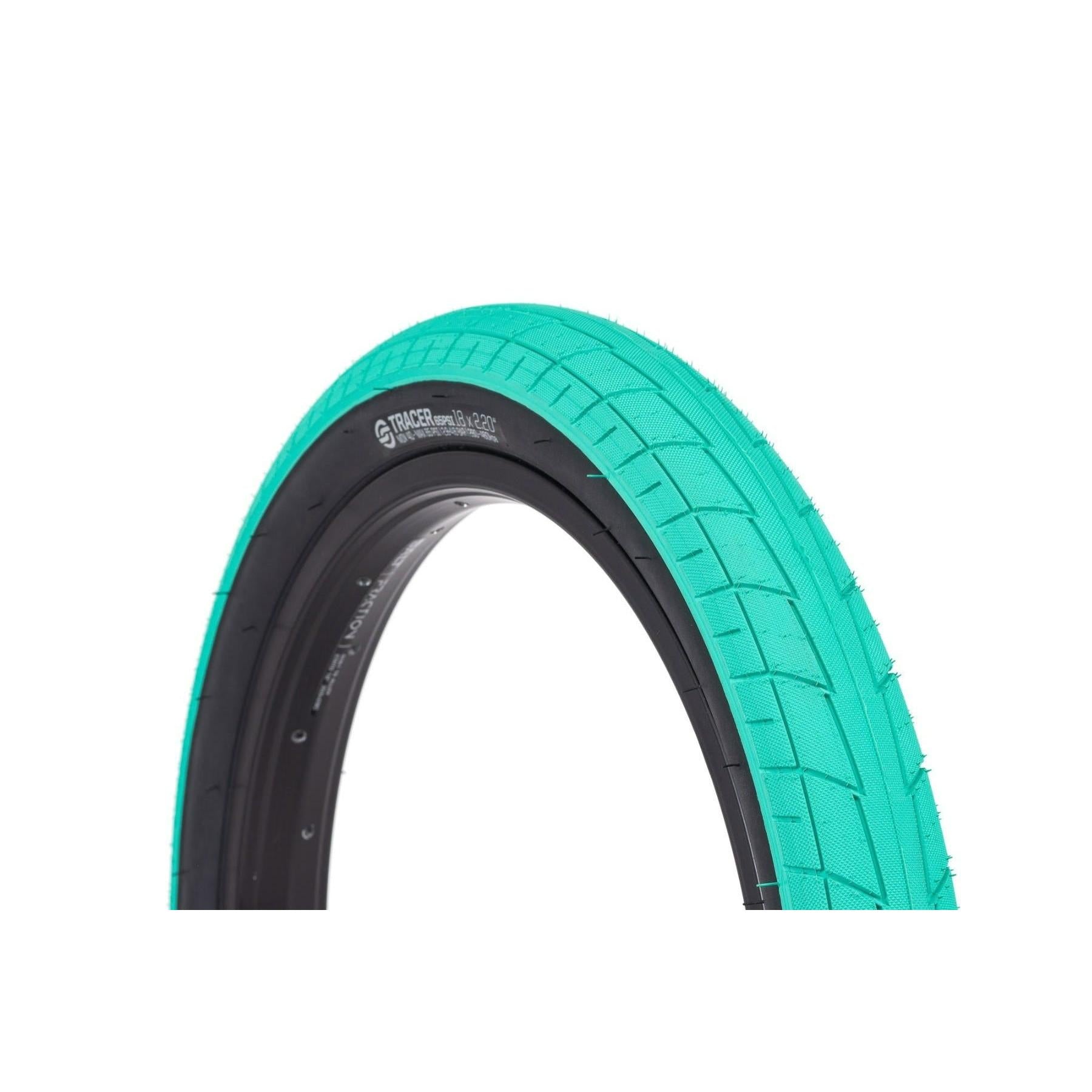 Salt Plus Tracer BMX Tyre 18 X 2.20'' Teal/Black Wall