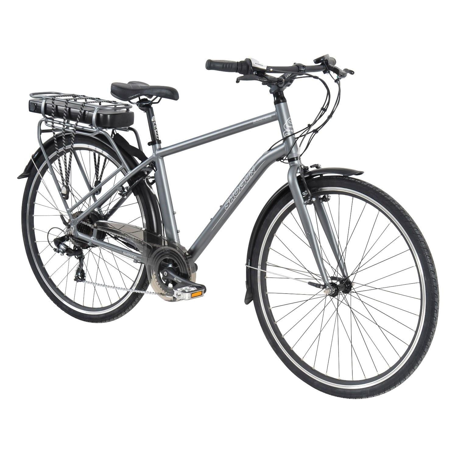 Shogun Mens Electric Bike 18" Grey