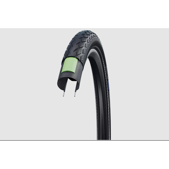 Schwalbe Marathon Green Guard Tyre 700 x 25c Black/Reflex