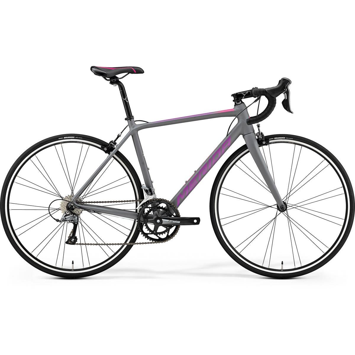 Merida Scultura 100 Women's Road Bike Matt Dark Grey/Purple (2020)