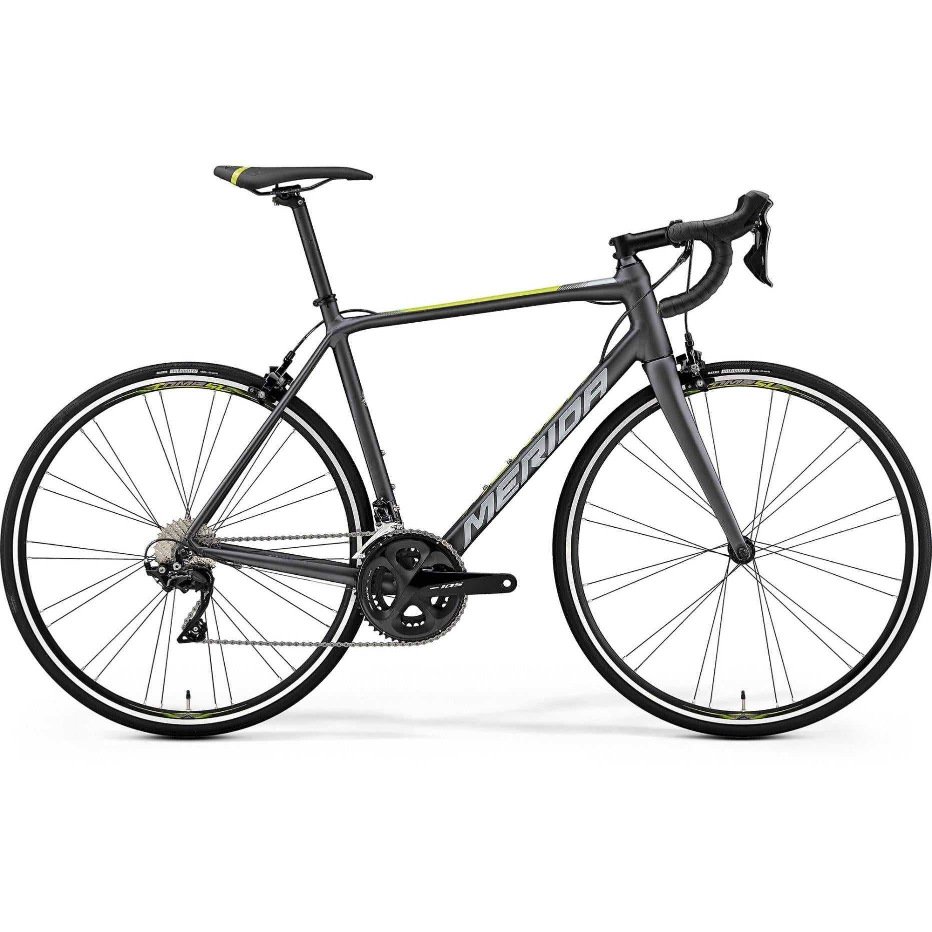 Merida Scultura 400 Road Bike Matt Dark Silver/Green