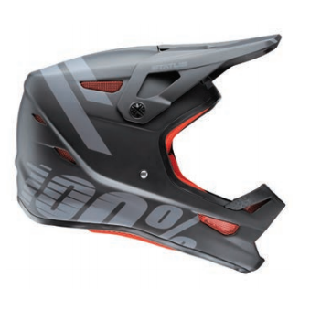 100% Status Full Face Youth Helmet Black Meteor