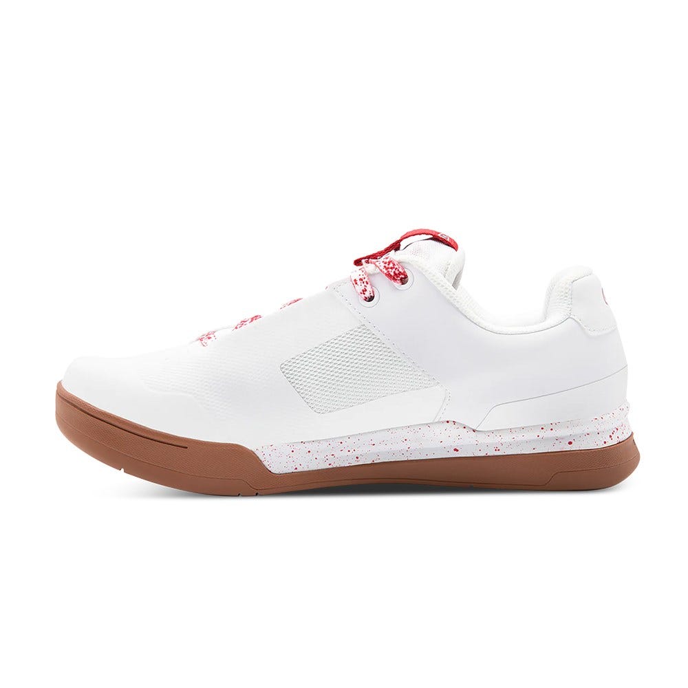 Crankbrothers Mallet Lace Clip-In MTB Shoes White/Red Splatter