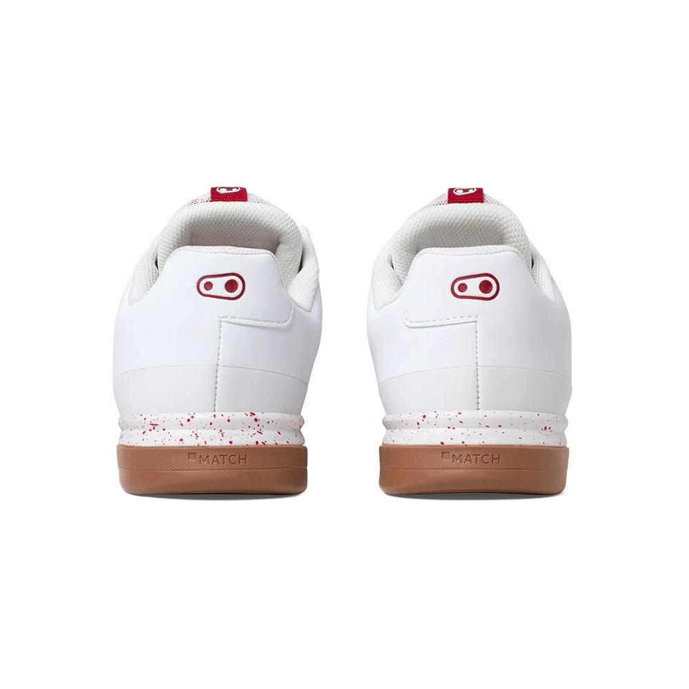 Crankbrothers Mallet Lace Clip-In MTB Shoes White/Red Splatter
