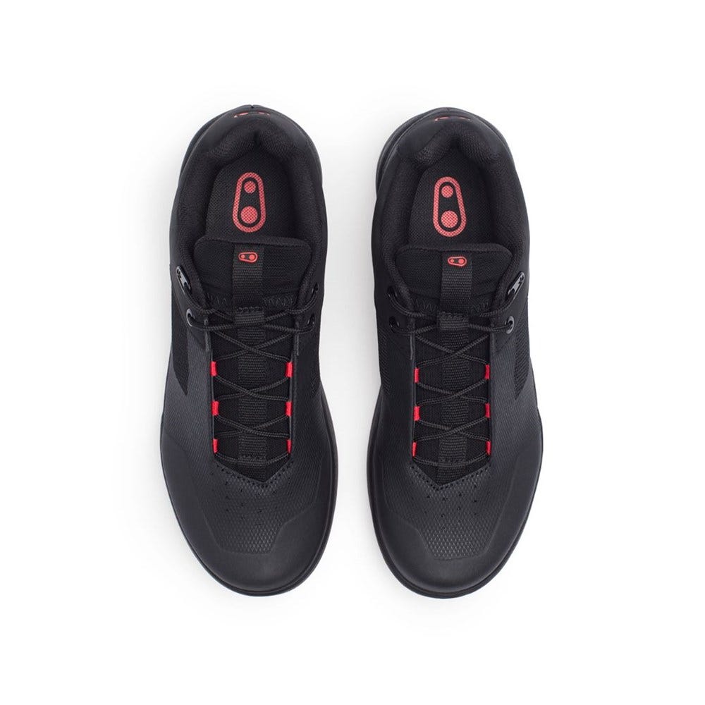 Crankbrothers Stamp Lace Flat MTB Shoes Black/Red