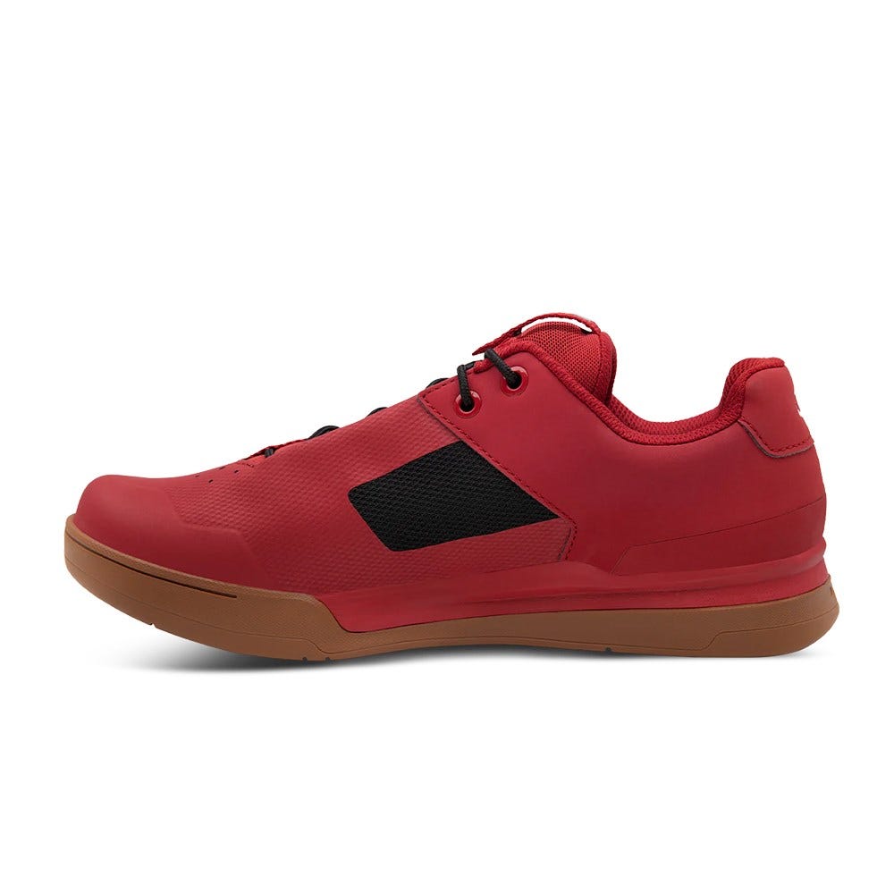 Crankbrothers Stamp Lace Flat MTB Shoes Red/Pump For Peace