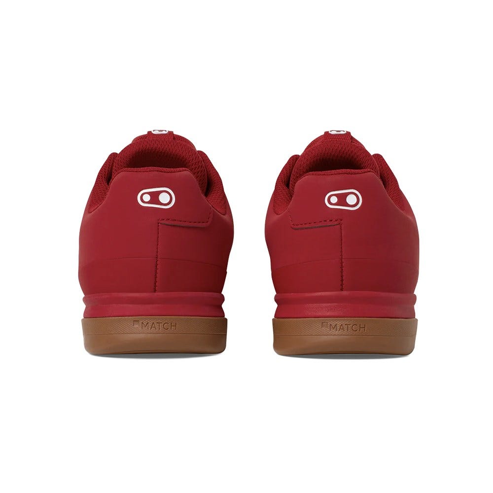 Crankbrothers Stamp Lace Flat MTB Shoes Red/Pump For Peace