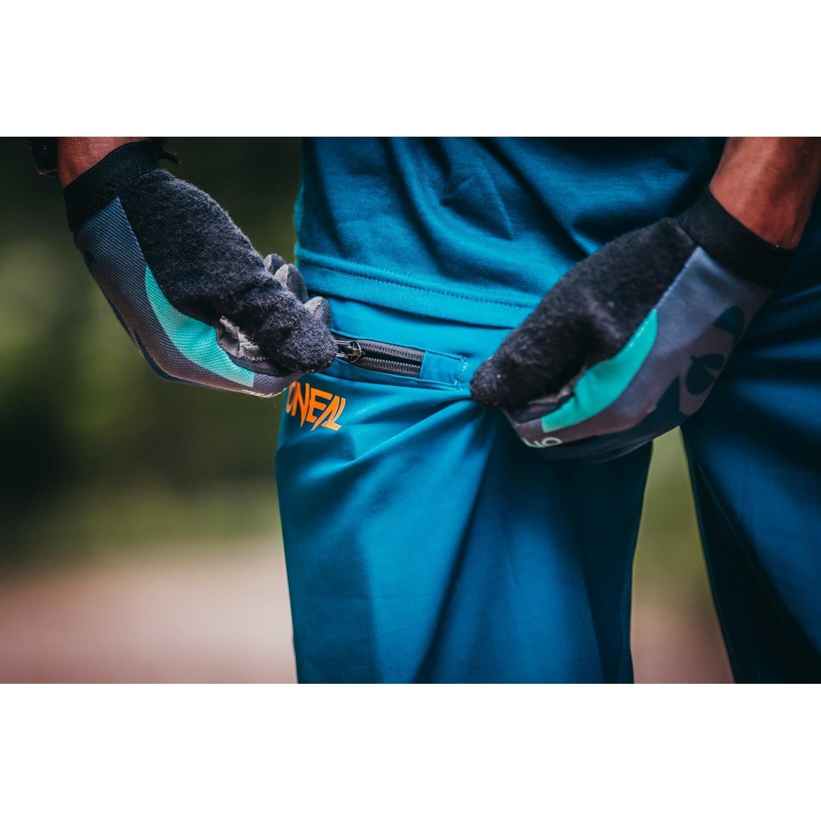 O'Neal Matrix Shorts With Chamois Petrol/Orange