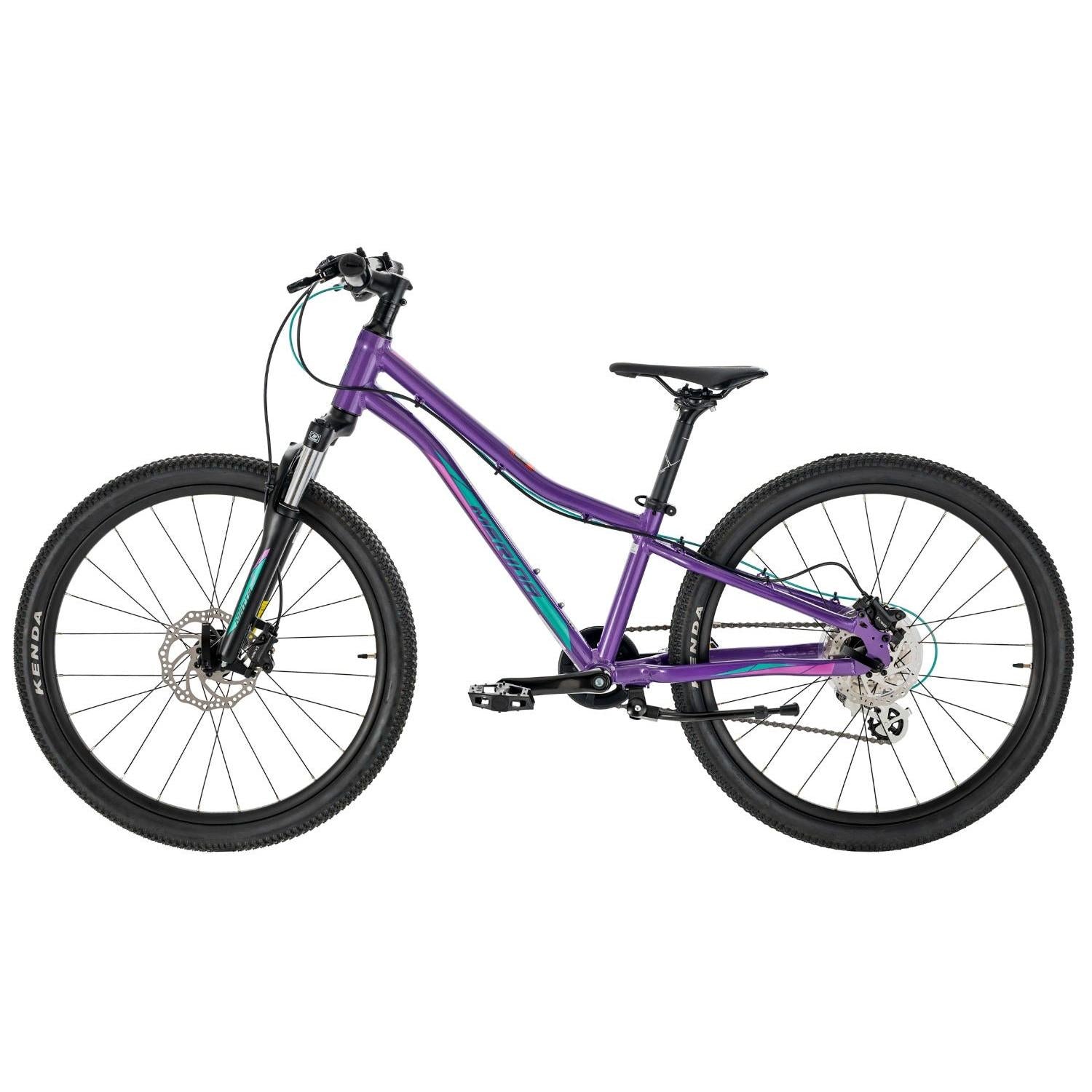 Merida Matts J24 Disc 24'' Kids Bike Dark Purple Pale Pink/Teal