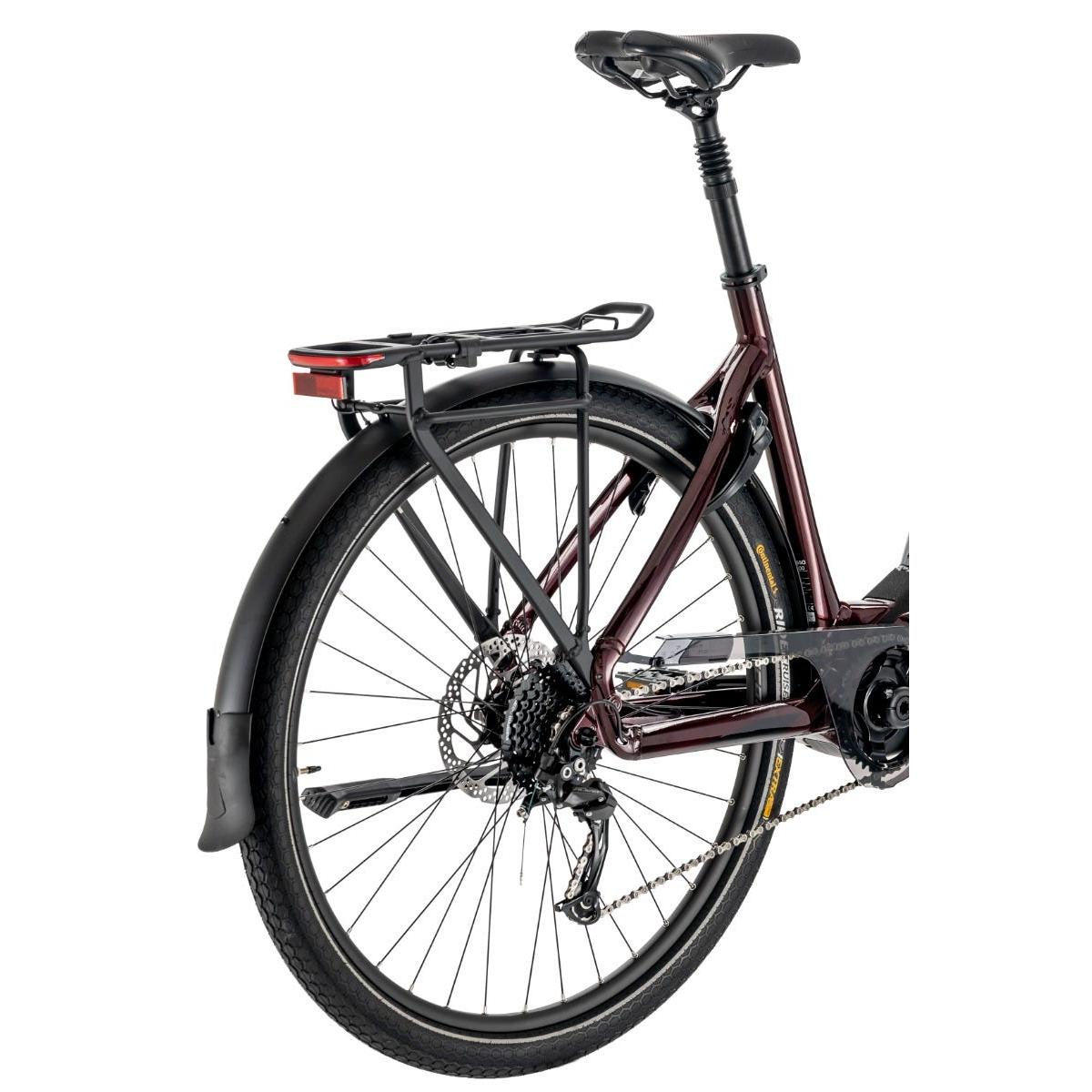 Merida eSpresso City 400 EQ 504Wh Electric Hybrid Bike Burgundy Red/Black