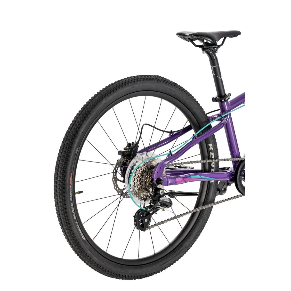 Merida Matts J24 Disc 24'' Kids Bike Dark Purple Pale Pink/Teal