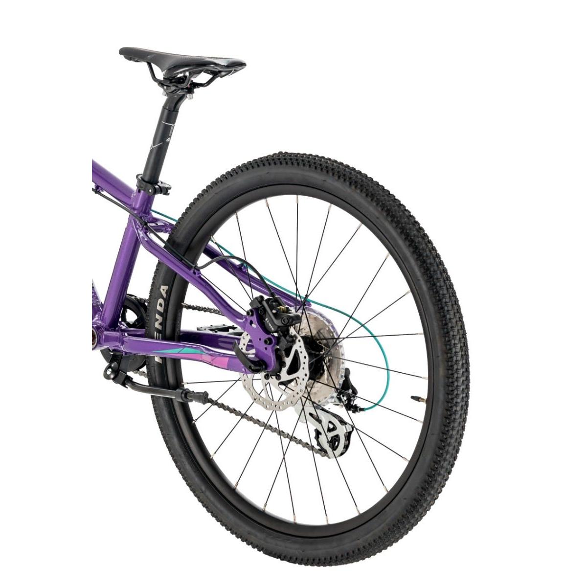 Merida Matts J24 Disc 24'' Kids Bike Dark Purple Pale Pink/Teal