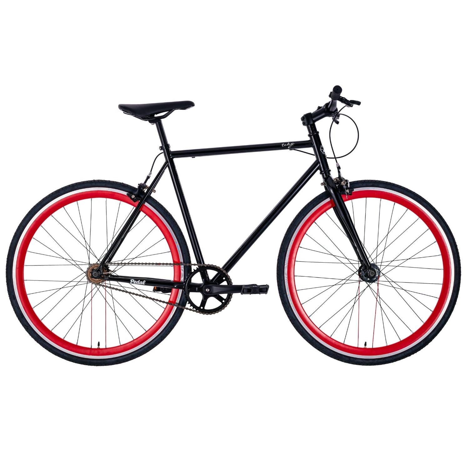Pedal Messenger Tokyo Fixie Bike Blk