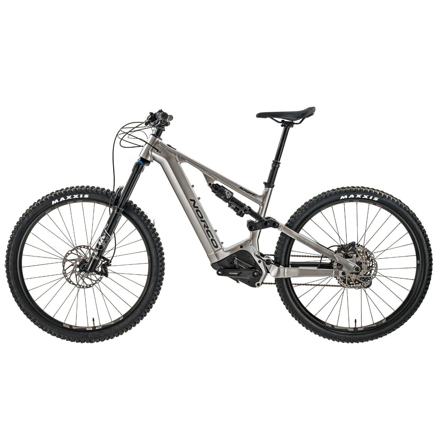 Norco Sight VLT A1 Electric Mountain Bike Silver/Black - 540Wh Battery Included
