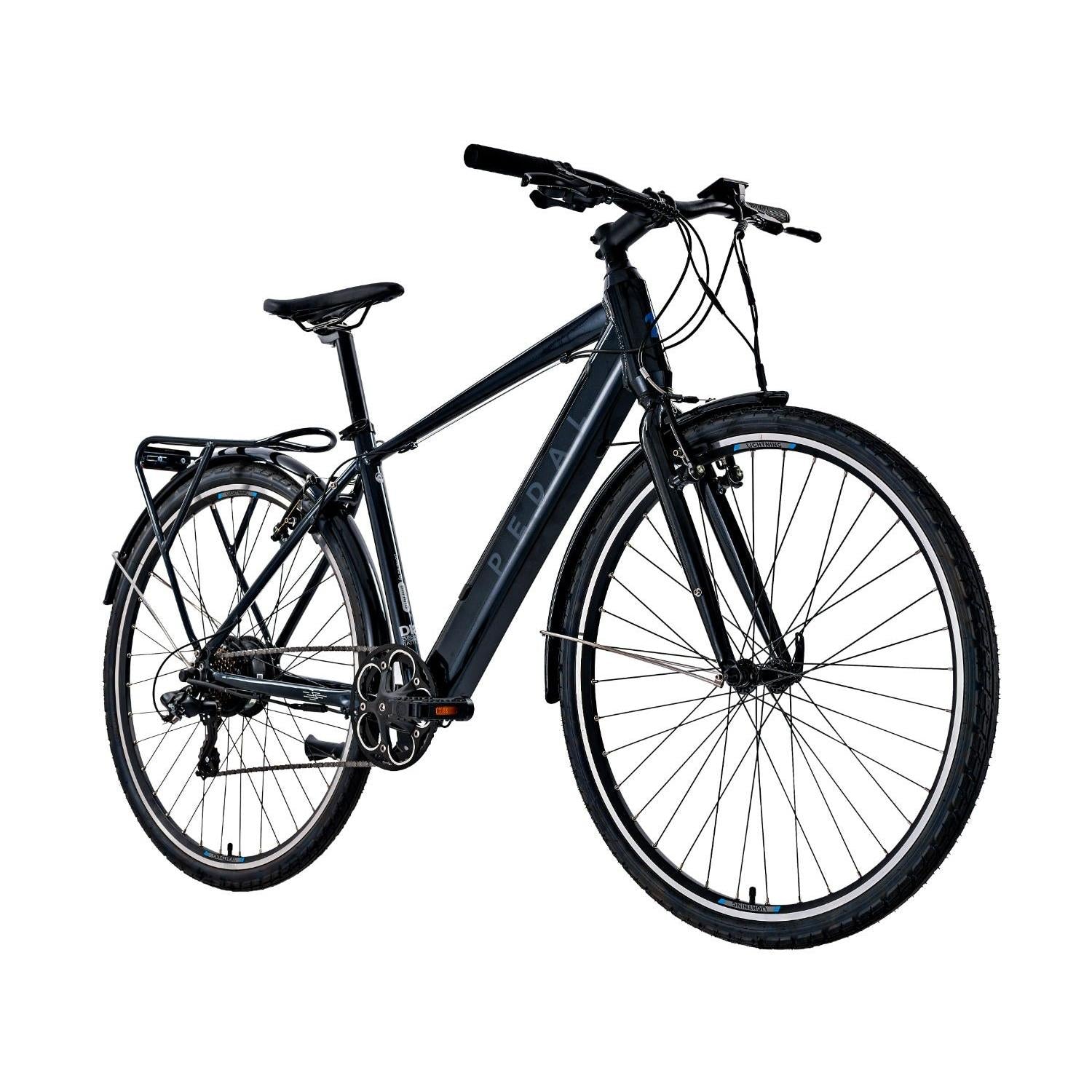 Pedal Lightning 27.5 Electric Hybrid Bike Black