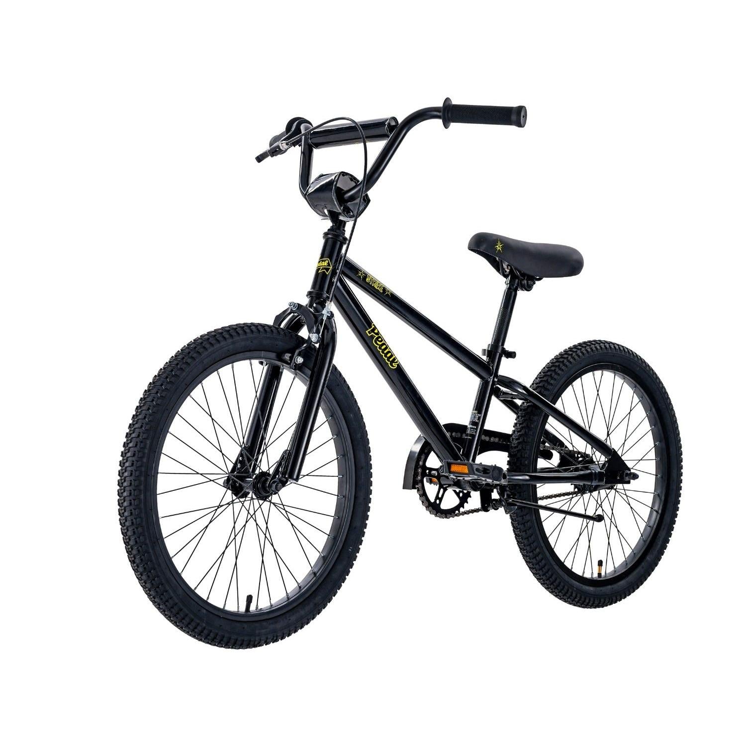 Pedal Strike Steel Kids Bike Black/Yellow