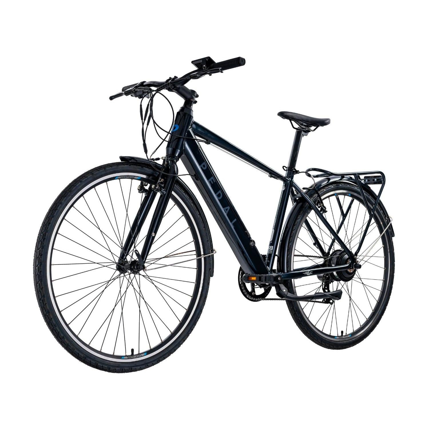 Pedal Lightning 27.5 Electric Hybrid Bike Black