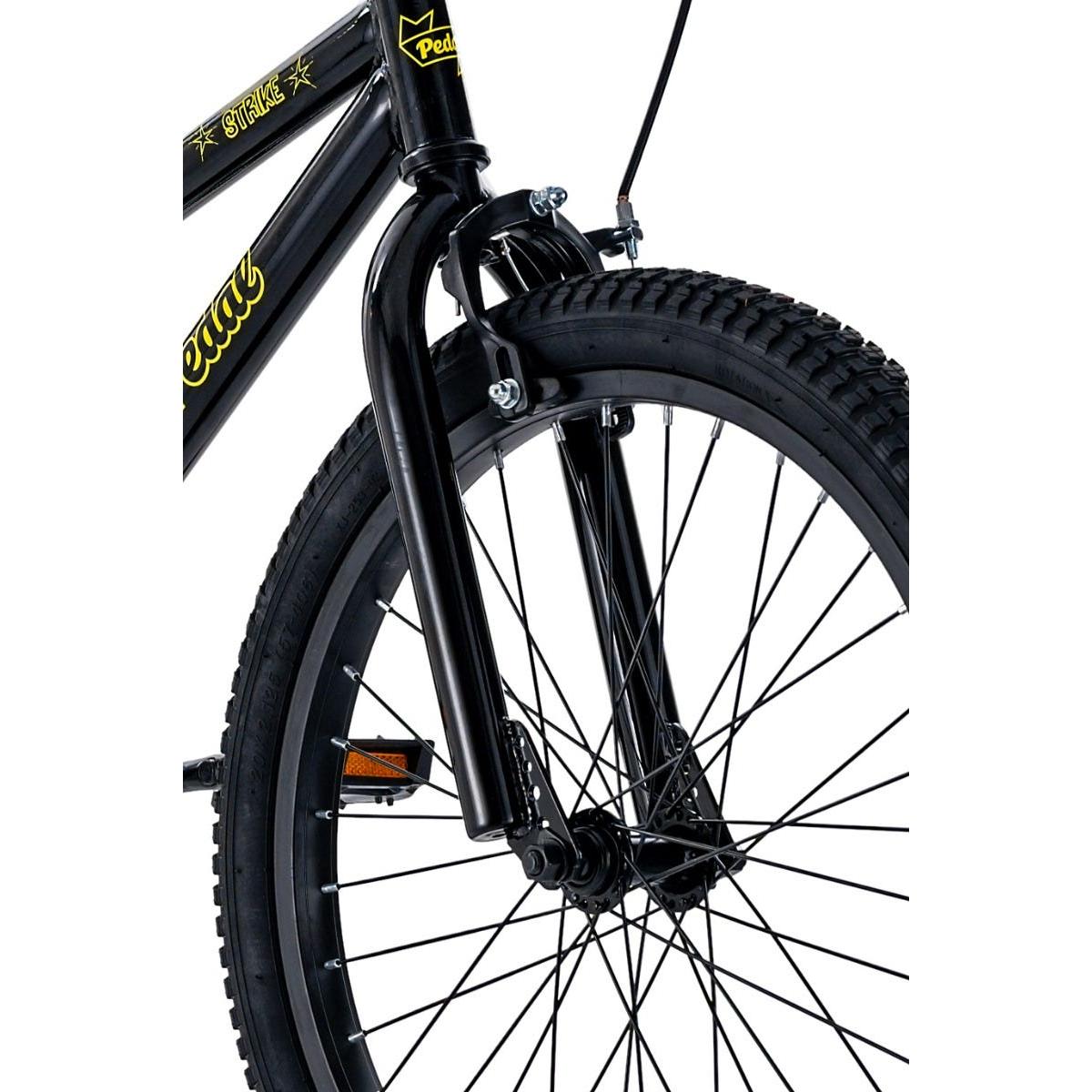 Pedal Strike Steel Kids Bike Black/Yellow