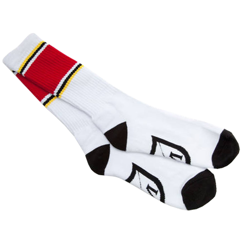 S & M Retrograde Socks White