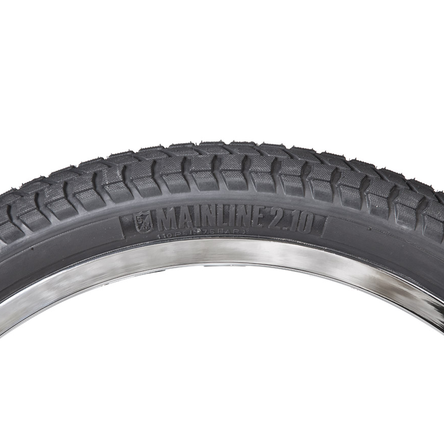 S&M Mainline BMX Tyre 20 X 2.1'' Black