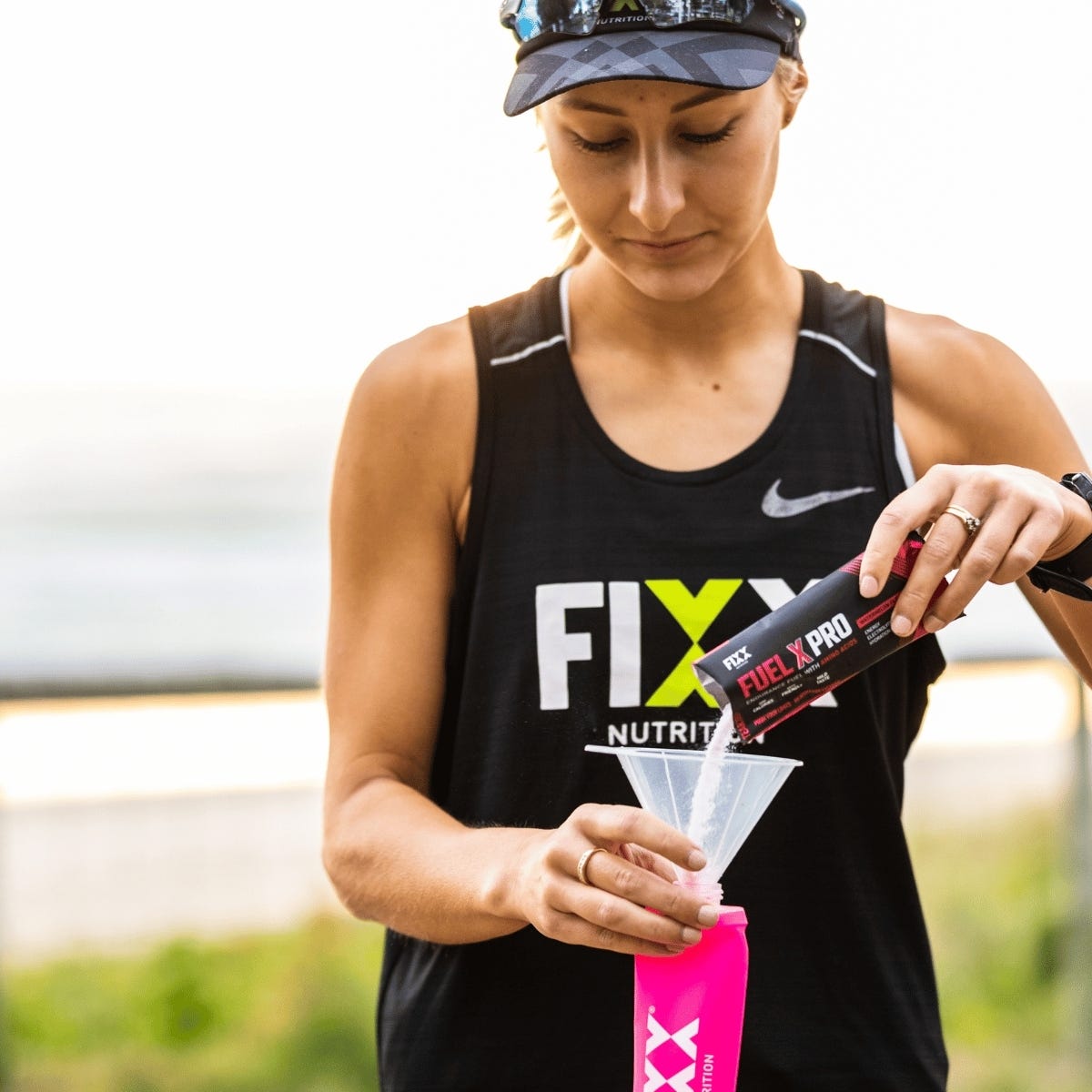 Fixx Nutrition Soft Flask 250ml Hot Pink