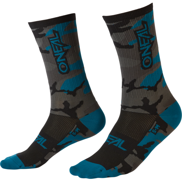 O'Neal MTB Performance Socks Camo Grey/Blue/Black