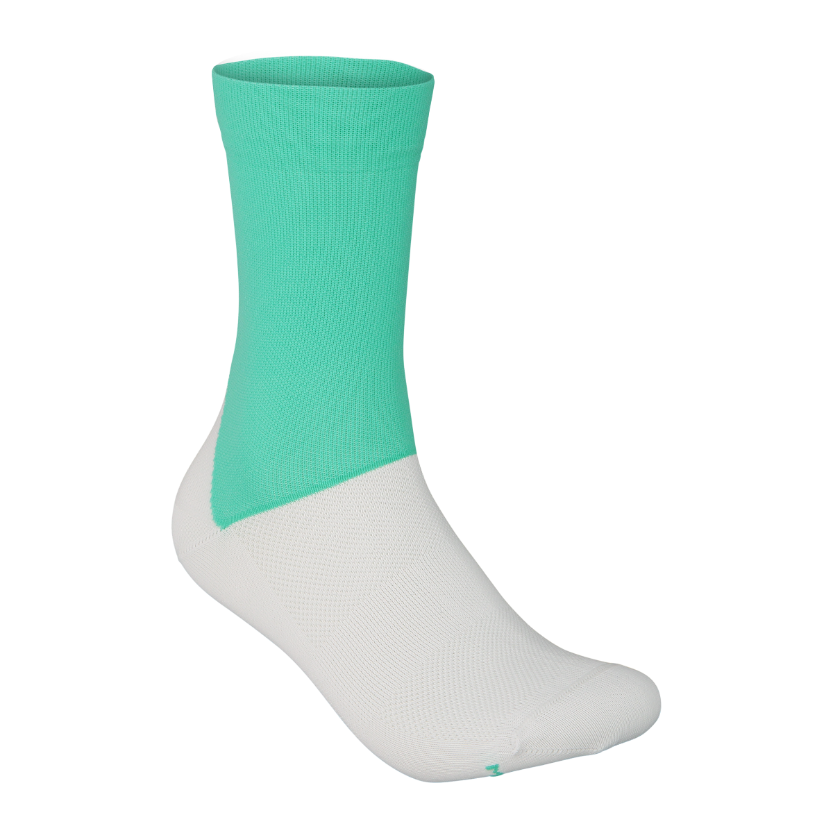 POC Essential Road Socks Fluorite Green/Hydrogen White
