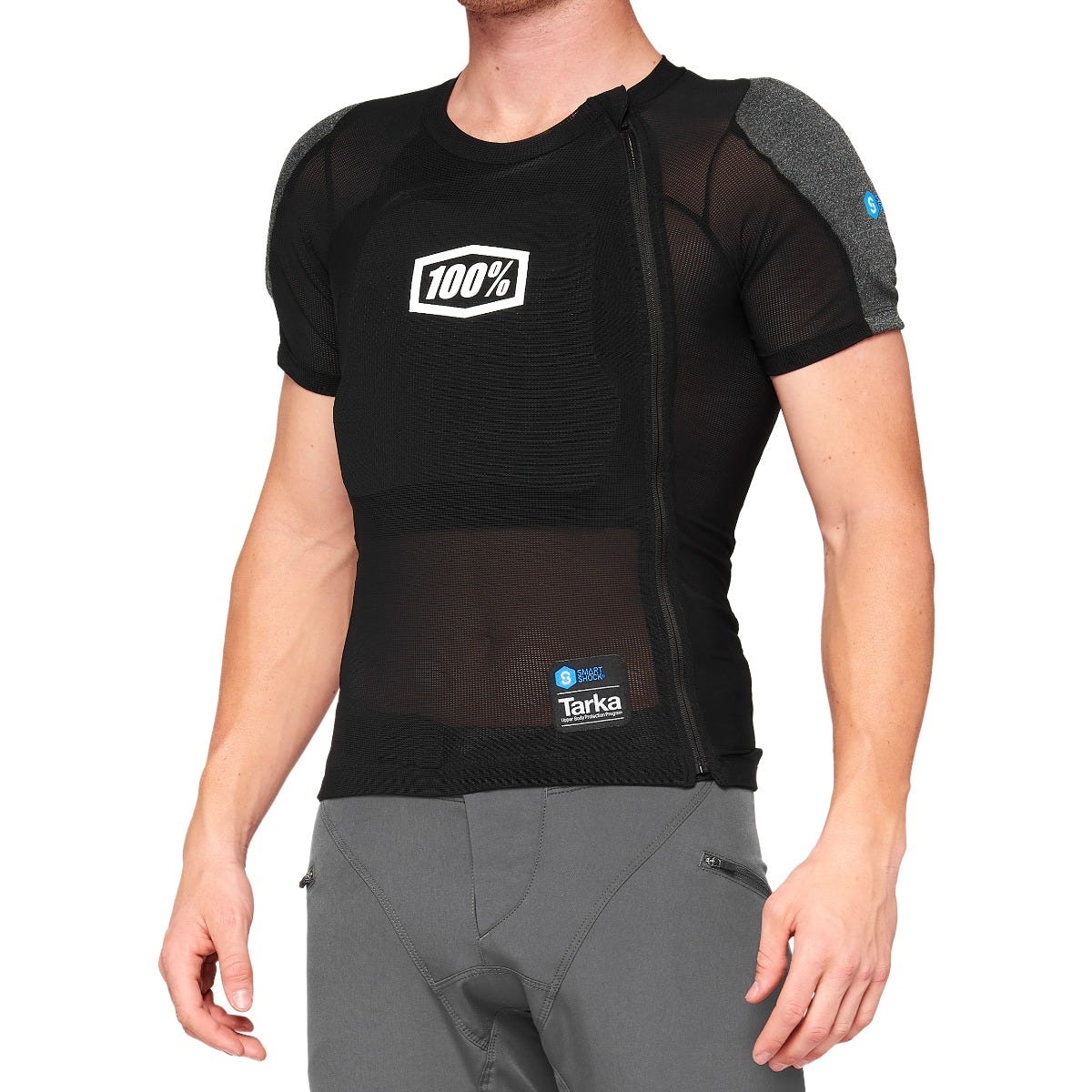 100% Tarka Short Sleeve Body Armour Black