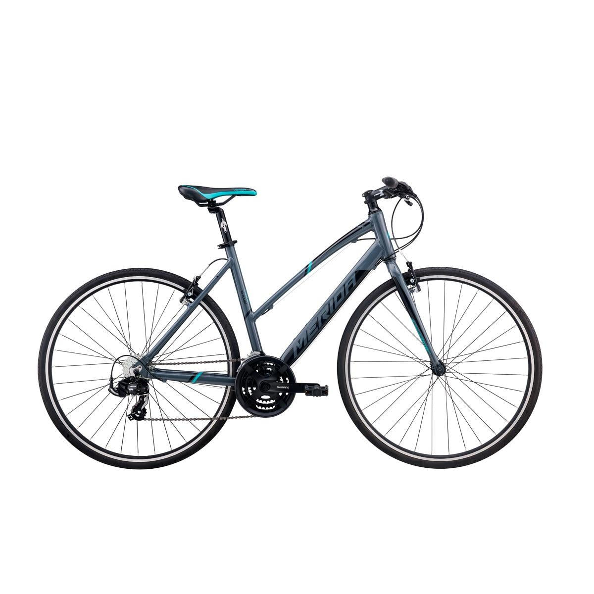 Merida Speeder 10 V Flat Bar Road Bike Grey/Black/Mint