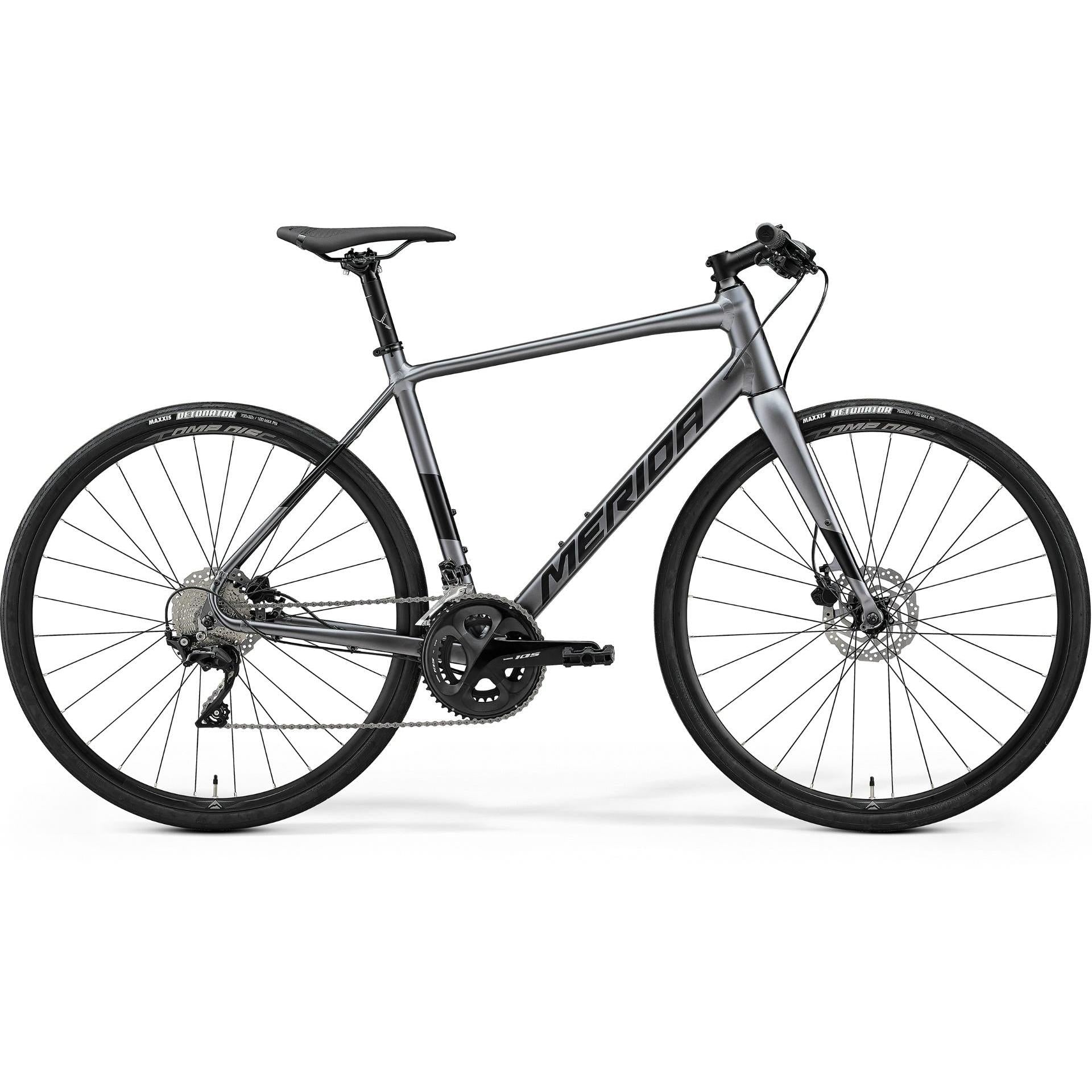 Merida Speeder 400 Flat Bar Road Bike Silk Dark Silver