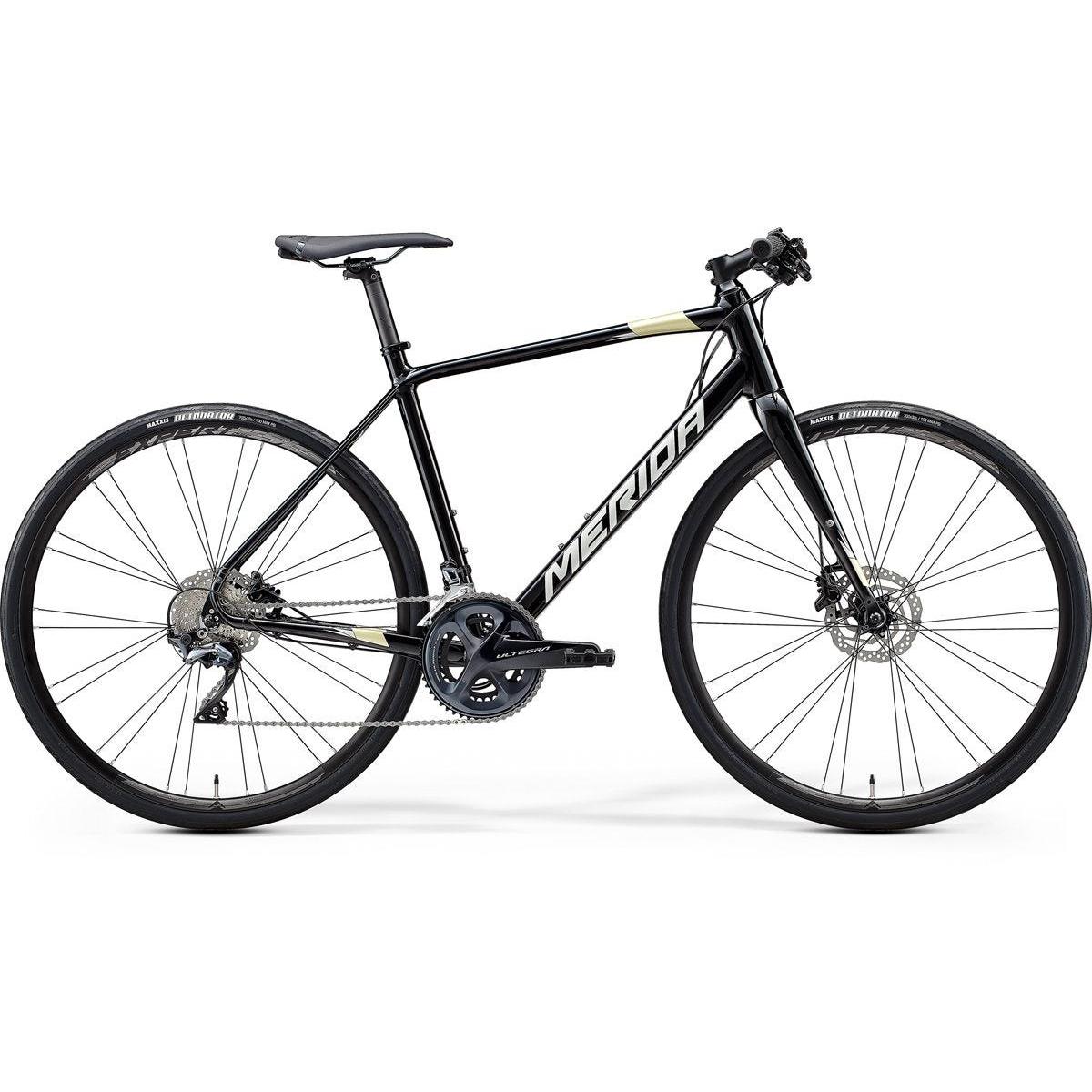 Merida Speeder 900 Flat Bar Road Bike Metallic Black/Silver/Gold (2020)