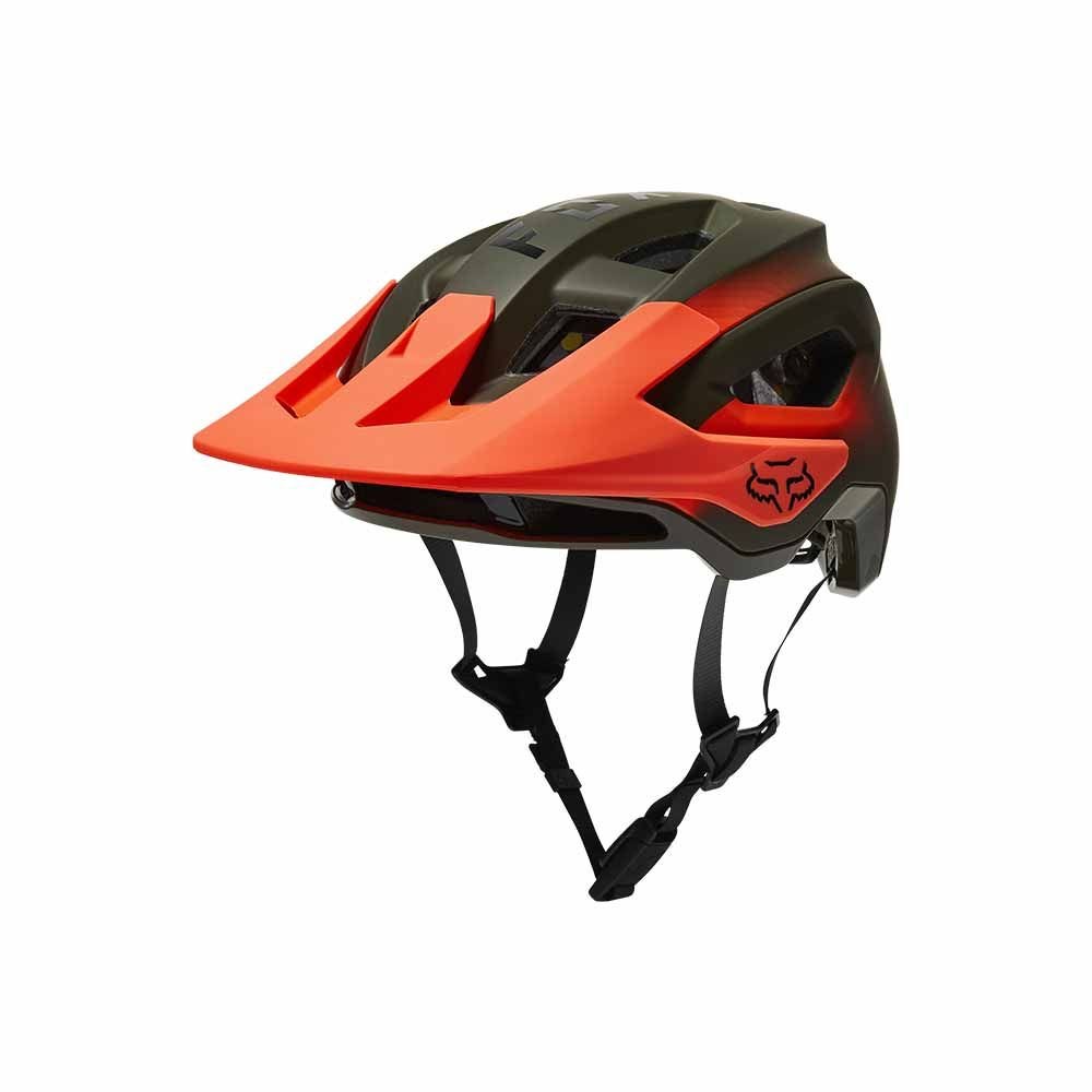 FOX Speedframe Pro Helmet Olive Green Fade