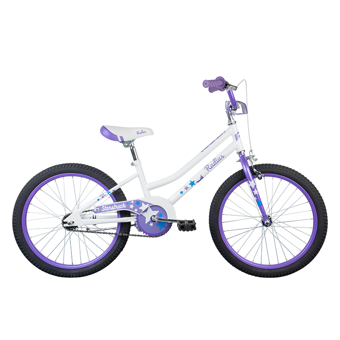 Radius Starstruck 20 Kids Bike Gloss Pearl White/Lavender Blue (2020)