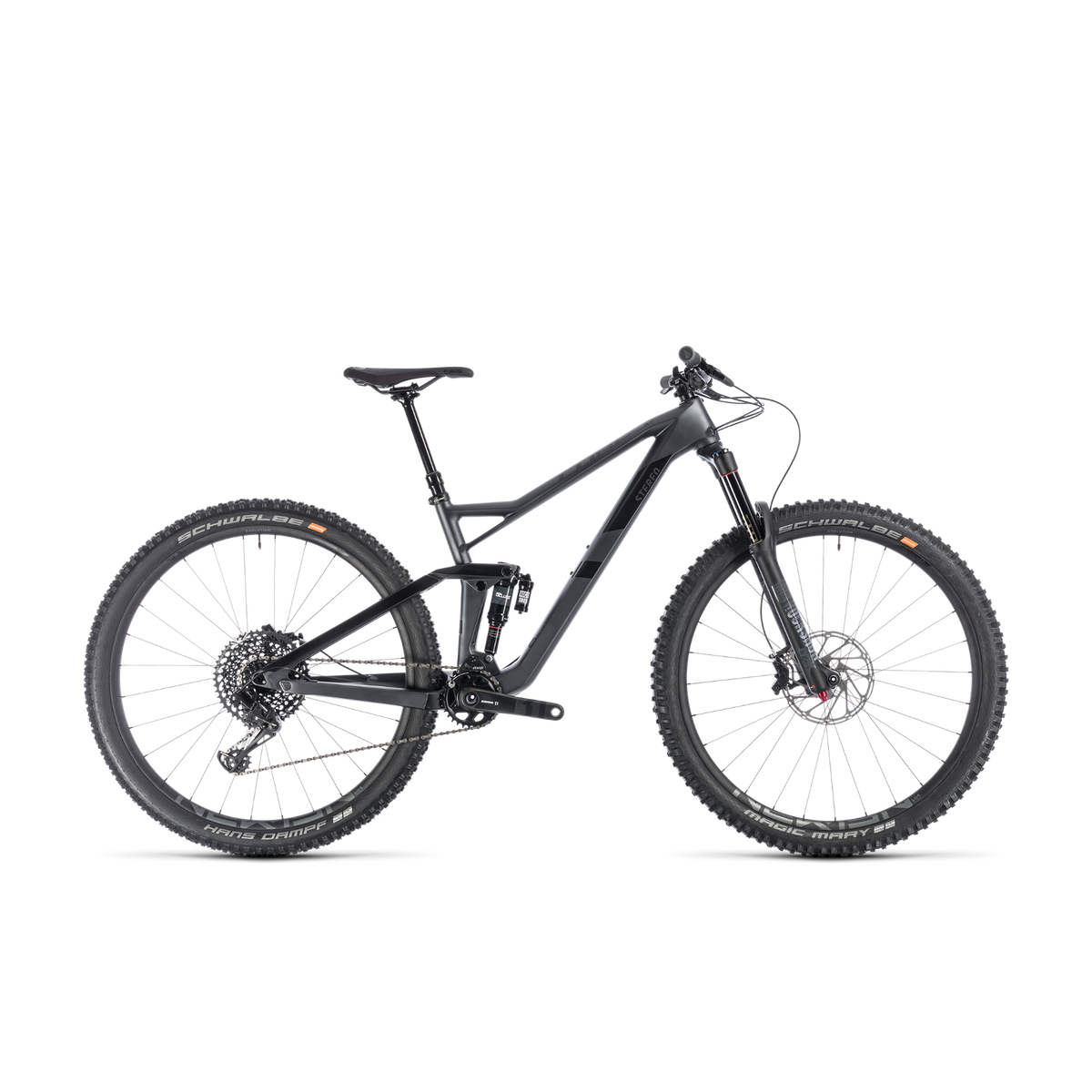 Cube Stereo 150 C62 SL Mountain Bike Iridium/Black (2019)