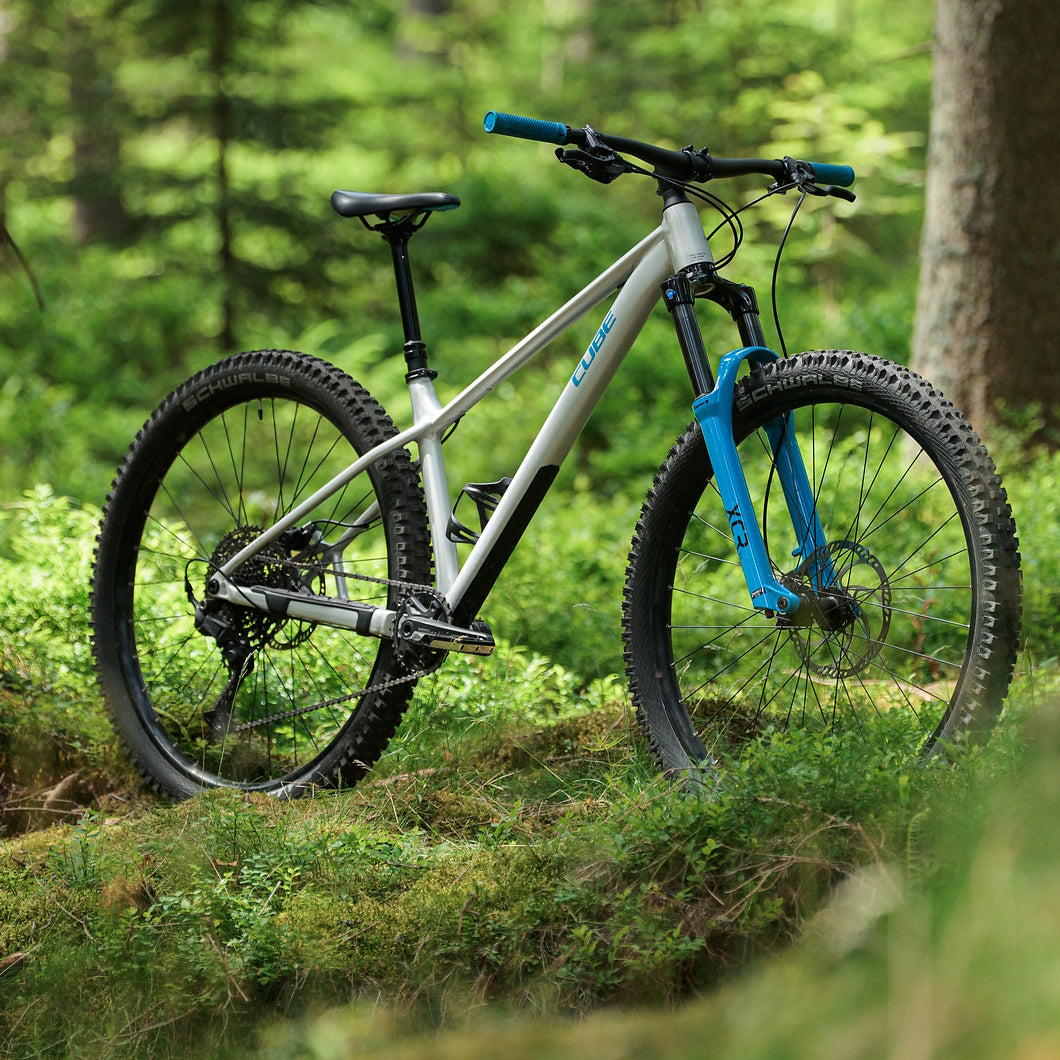 Cube Reaction TM ONE Hardtail Trail Bike Rawmetal'n'Blue