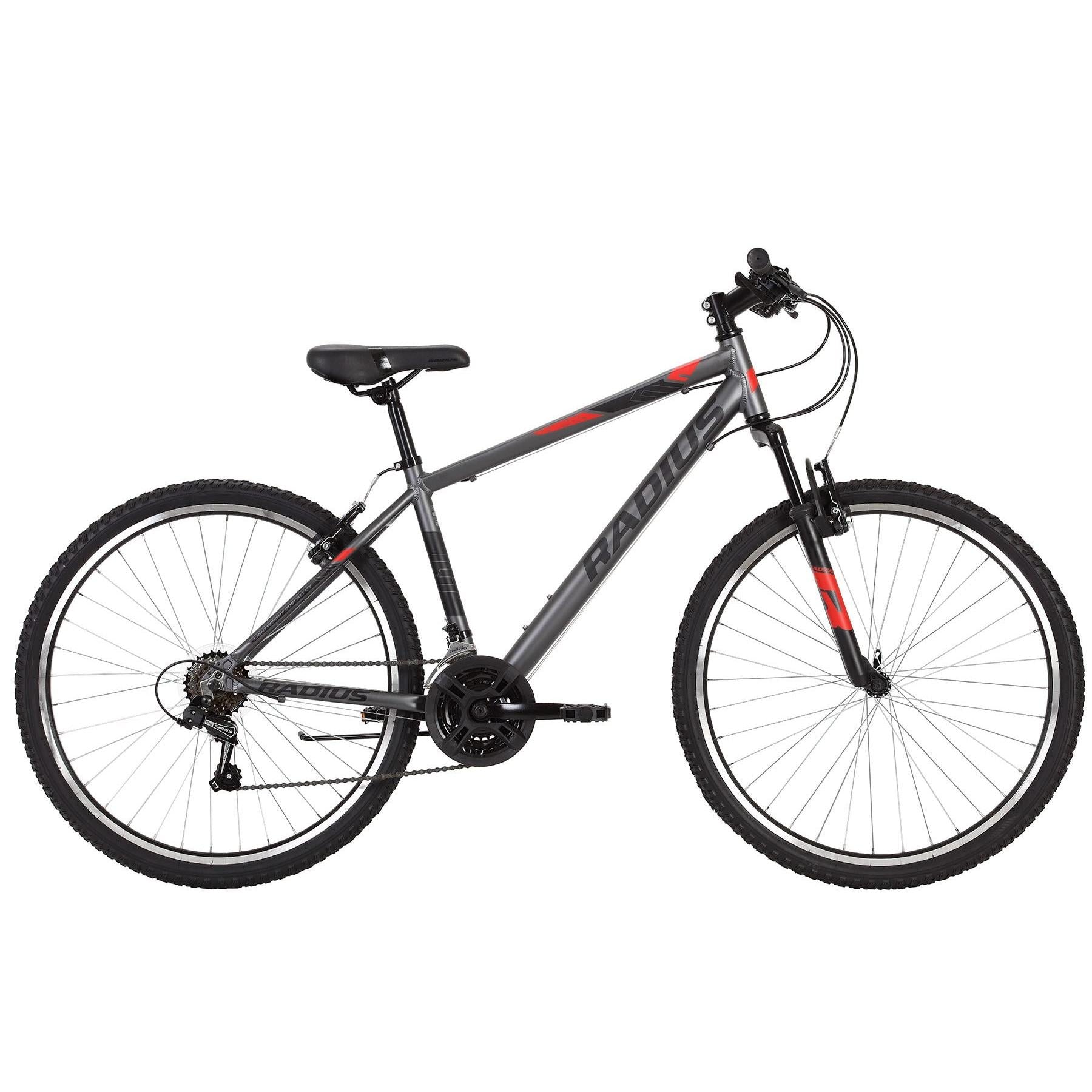 Radius Targa 10 Matte Charcoal/Black/Red