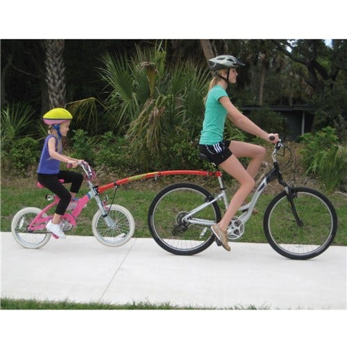 Trail Gator Tow Bar Trailer Bike Red