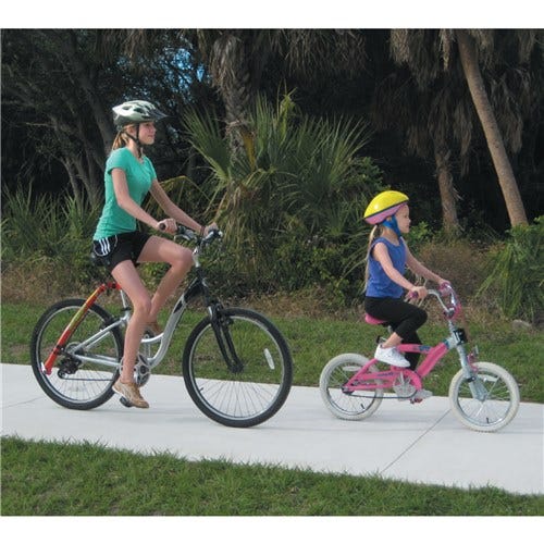 Trail Gator Tow Bar Trailer Bike Red